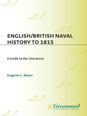 cover image of English/British Naval History to 1815